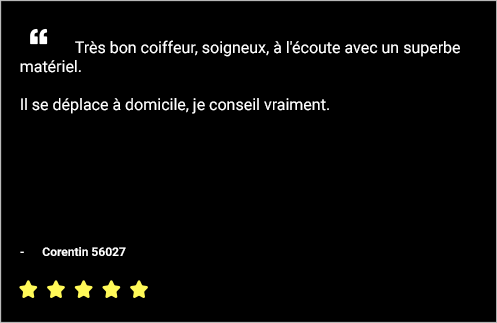 Coiffeur et barbier à domicile près de Dax
