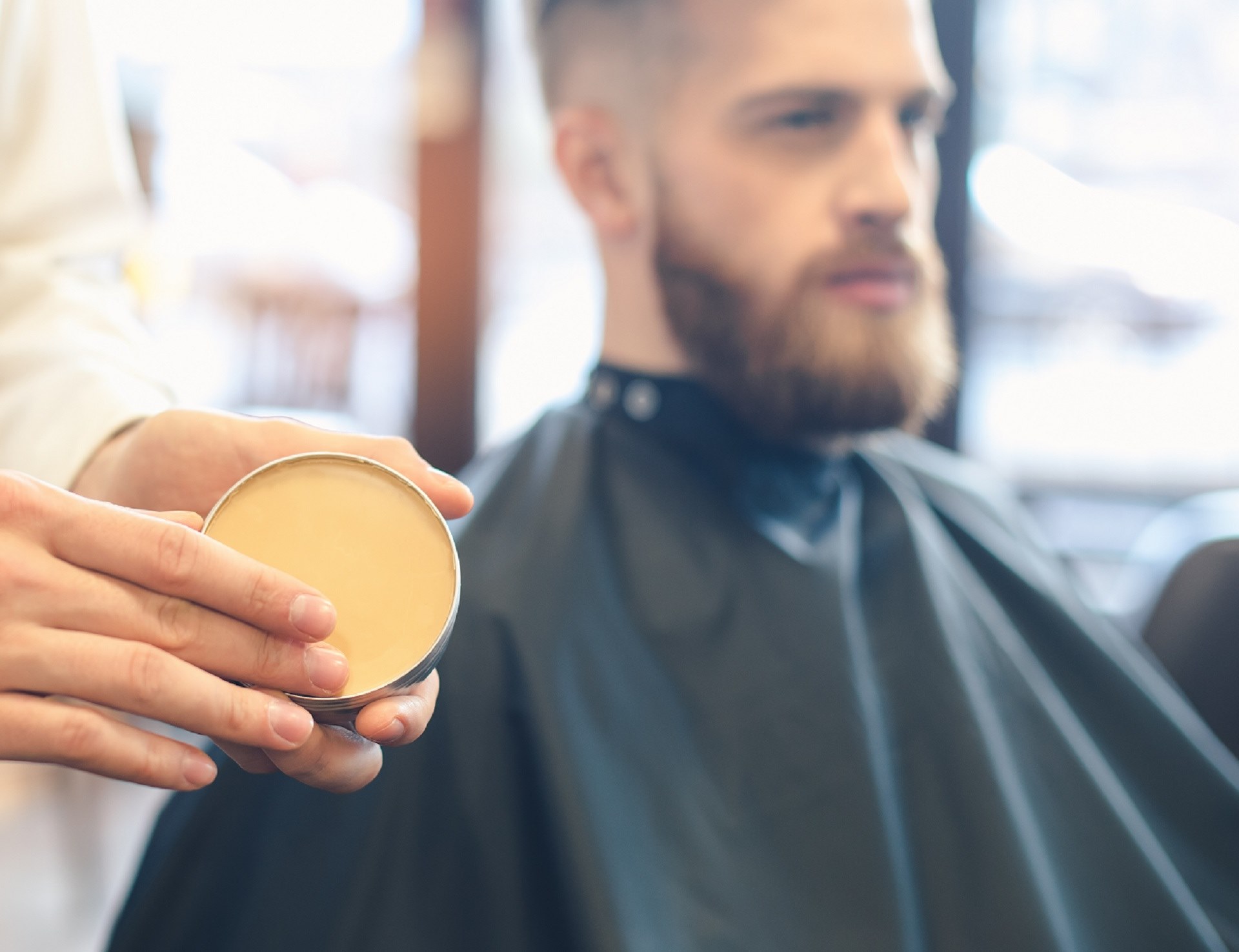 Vente de produits pour barbe et coiffure